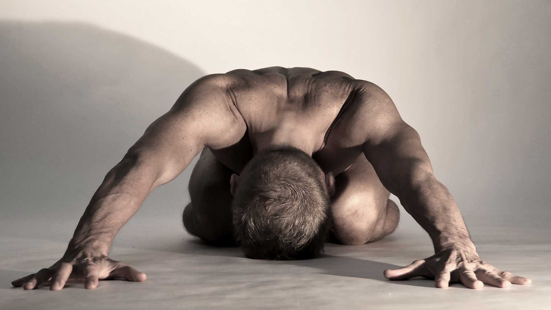 Naked yoga for the aging athlete